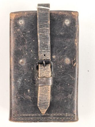 1.Weltkrieg , Elementprüfer alter Art in Ledertasche, diese datiert 1916