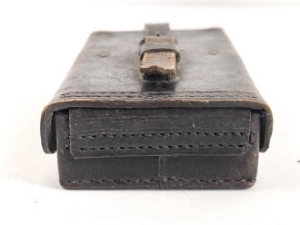 1.Weltkrieg , Elementprüfer alter Art in Ledertasche, diese datiert 1916