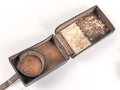 1.Weltkrieg , Elementprüfer alter Art in Ledertasche, diese datiert 1916