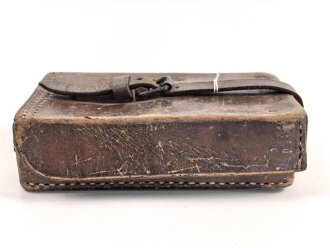 1.Weltkrieg , Tasche für Elementprüfer , ungeschwärztes, frühes Stück