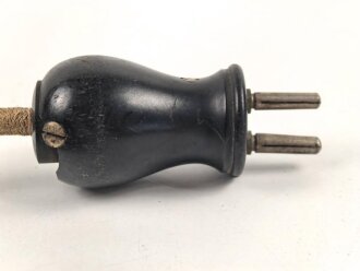 1.Weltkrieg, Stecker für eisernen Armeefernsprecher