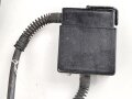 Anschlusskabel zum Brustmikrofon 33 der Wehrmacht ( oder Verlängerungskabel für Feldfernsprecher 33 und Flak Abfrage) . Steckverbindung aus Metall, Ungereinigt, Funktion nicht geprüft