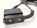 Anschlusskabel zum Brustmikrofon 33 der Wehrmacht ( oder Verlängerungskabel für Feldfernsprecher 33 und Flak Abfrage) . Steckverbindung aus Metall, Ungereinigt, Funktion nicht geprüft