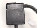Anschlusskabel zum Brustmikrofon 33 der Wehrmacht ( oder Verlängerungskabel für Feldfernsprecher 33 und Flak Abfrage) . Steckverbindung aus Metall, Ungereinigt, Funktion nicht geprüft