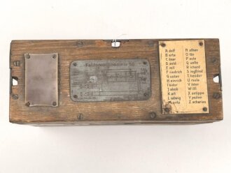 1.Weltkrieg, Feldsprechbatterie 16, ungereinigtes Stück