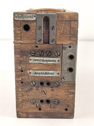 1.Weltkrieg, Feldsprechbatterie 16, ungereinigtes Stück
