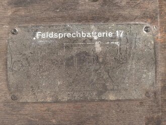 1.Weltkrieg, Feldsprechbatterie 17,  ungereinigtes Stück