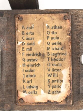 1.Weltkrieg, Feldsprechbatterie 17,  ungereinigtes Stück
