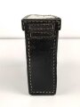 Tasche zum Brustmikrofon 33 der Wehrmacht. Ersatzmaterial, datiert 1941, ungereinigt