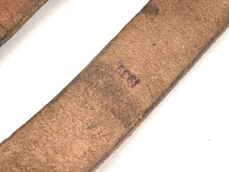 Trageriemen zum Feldfernsprecher 33 der Wehrmacht, getragenes Stück