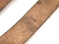Trageriemen zum Feldfernsprecher 33 der Wehrmacht, getragenes Stück