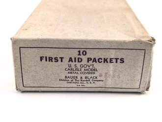 U.S. Army WWII, empty cardboard box for "10 First...