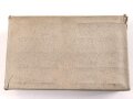 U.S. Army WWII, empty cardboard box for "10 First Aid Packets" Carlisle red