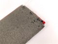 Kaiserreich / 1. Weltkrieg, Stehkragen für Offiziere, schwarzer Samt mit roter Paspel, innen Feldgrau. Gesamtlänge des unteren Randes etwa 47,5cm