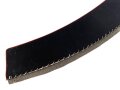 Kaiserreich / 1. Weltkrieg, Stehkragen für Offiziere, schwarzer Samt mit roter Paspel, innen Feldgrau. Gesamtlänge des unteren Randes etwa 44,5cm