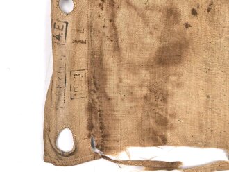 Lanzenflagge Preussen. getragenes Kammerstück mit starken Altersspuren