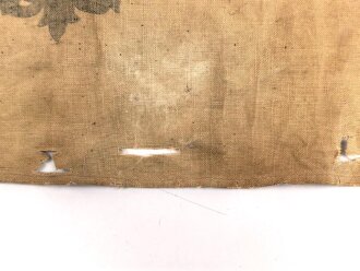 Lanzenflagge Preussen. getragenes Kammerstück mit starken Altersspuren