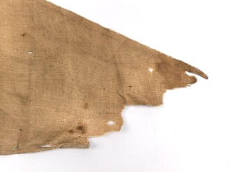 Lanzenflagge Preussen. getragenes Kammerstück mit starken Altersspuren