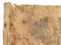 Lanzenflagge Preussen. getragenes Kammerstück mit starken Altersspuren