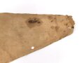 Lanzenflagge Preussen. getragenes Kammerstück mit starken Altersspuren
