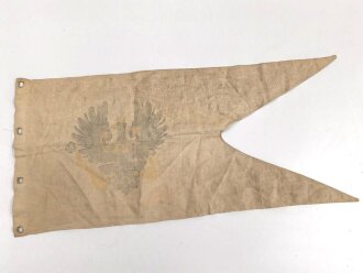 Lanzenflagge Preussen. getragen, ausgeblichen