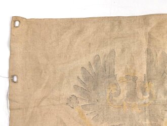 Lanzenflagge Preussen. getragen, ausgeblichen