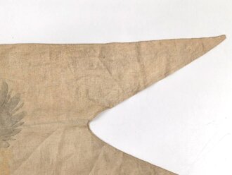 Lanzenflagge Preussen. getragen, ausgeblichen