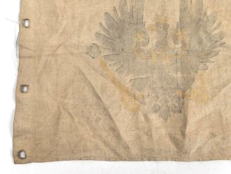 Lanzenflagge Preussen. getragen, ausgeblichen