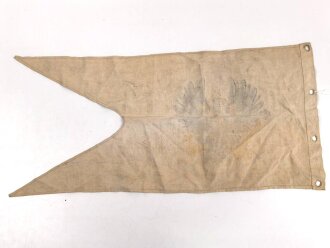 Lanzenflagge Preussen. getragen, ausgeblichen