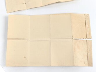1. Weltkrieg, zwei Lagepläne für Pionier Munition in "Sorel Ferme und Azannes"