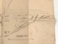 1. Weltkrieg, zwei Lagepläne für Pionier Munition in "Sorel Ferme und Azannes"