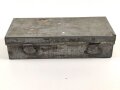 Vorratsteilekasten, Maße etwa 5 x 12 x 3cm. Alter und Herkunft unbekannt
