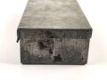 Vorratsteilekasten, Maße etwa 5 x 12 x 3cm. Alter und Herkunft unbekannt