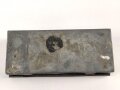 Vorratsteilekasten, Maße etwa 5 x 12 x 3cm. Alter und Herkunft unbekannt