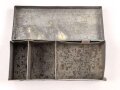 Vorratsteilekasten, Maße etwa 5 x 12 x 3cm. Alter und Herkunft unbekannt