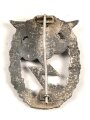 Erdkampfabzeichen Luftwaffe. Zink, der Adler aufgenietet. Nicht markiert, vermutlich Fertigung von J.E.Hammer & Söhne Geringswalde.