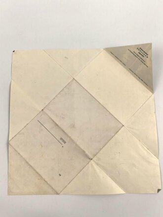 Kaiserreich und 1. Weltkrieg, faltbarer Briefumschlag "Hohenzollernbrief"
