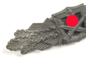 Nahkampfspange in bronze , Zink, die bronzierung vergangen. Hersteller FLL, getragenes Stück in gutem Zustand
