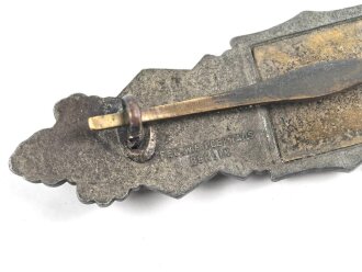 Nahkampfspange in bronze , Zink, die bronzierung vergangen. Hersteller FLL, getragenes Stück in gutem Zustand