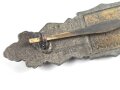 Nahkampfspange in bronze , Zink, die bronzierung vergangen. Hersteller FLL, getragenes Stück in gutem Zustand