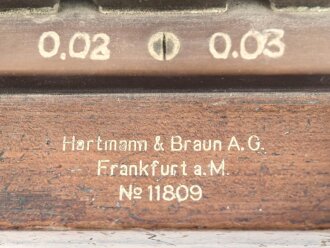 Serien Rheostat ( Widerstände die überbrückt werden können ) Hersteller Hartmann & Braun AG Frankfurt / Main. Optisch gut, Maße etwa 17 x 22 x 18cm