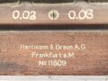 Serien Rheostat ( Widerstände die überbrückt werden können ) Hersteller Hartmann & Braun AG Frankfurt / Main. Optisch gut, Maße etwa 17 x 22 x 18cm