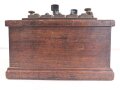 Serien Rheostat ( Widerstände die überbrückt werden können ) Hersteller Hartmann & Braun AG Frankfurt / Main. Optisch gut, Maße etwa 17 x 22 x 18cm