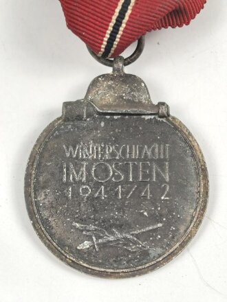 Medaille Winterschlacht im Osten , Zink, am Band