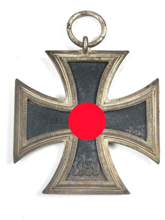 Eisernes Kreuz 2. Klasse 1939. Kein Hersteller im Bandring, Kern 100% geschwärzt