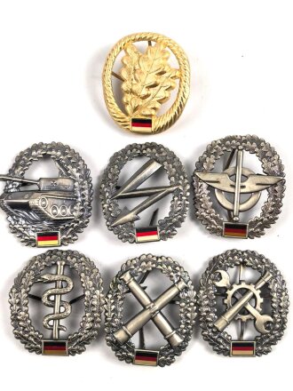 Bundeswehr , sieben Barettabzeichen