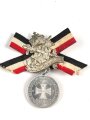 Preussen, tragbare Erinnerungsmedaille anlässlich der Fahnenweihe des Krieger- und Militärvereins Delkenheim 1900.