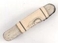 Bündel Ordensband zur Anschlussmedaille 1.Oktober 1938. Breite 30mm. In der originalen Banderole, laut dieser 10 Meter