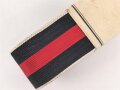 Bündel Ordensband zur Anschlussmedaille 1.Oktober 1938. Breite 30mm. In der originalen Banderole, laut dieser 10 Meter