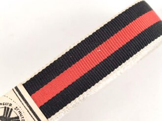 Bündel Ordensband für die Bandspange zur Anschlussmedaille 1.Oktober 1938. Breite 15mm. In der originalen Banderole, laut dieser 10 Meter